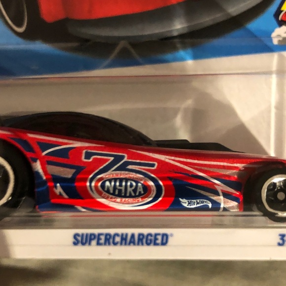 Mattel Hot Wheels Red Supercharged Racer - Picture 7 of 9